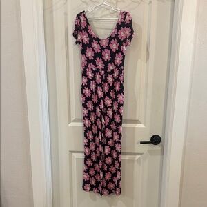 Posh Peanut Halloween 24 Skull Flower Jumpsuit Size 7-8